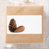 Twee pinecones etiket (Insitu)