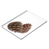 Twee pinecones notitieboek (Linkerzijde)