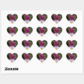 Twee Pinks Hart Sticker (Vel)