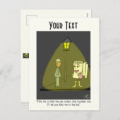 Twee Ply Funny Cartoon Post Kaart (Voorkant / Achterkant)