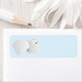 Twee polaire beren etiket (Insitu)