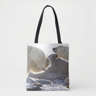 Twee polaire Beren Tote Bag