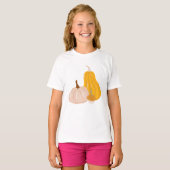 Twee pompoenen t-shirt (Voorkant volledig)