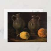 Twee potjes en twee pompoenen van Van Gogh Briefkaart (Voorkant / Achterkant)