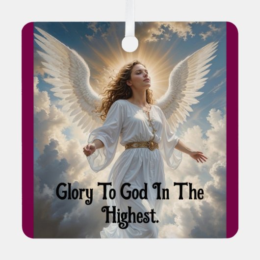 Twee prachtige engelen Ornament (Voorkant)