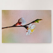 Twee prachtige Japanse abrikozenbloemen Legpuzzel (Horizontaal)