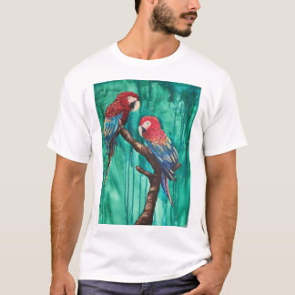 Twee prachtige parrots t-shirt