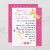 Twee prinses. kaart (Voorkant / Achterkant)