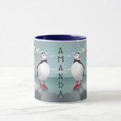 Twee Puffins Design Mok (Midden)