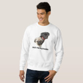 Twee pugs trui (Voorkant volledig)