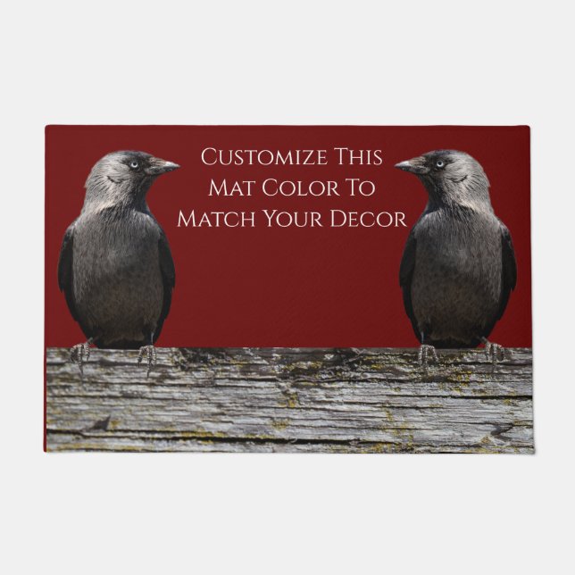 Twee Ravens Doormat Deurmat (Voorkant)