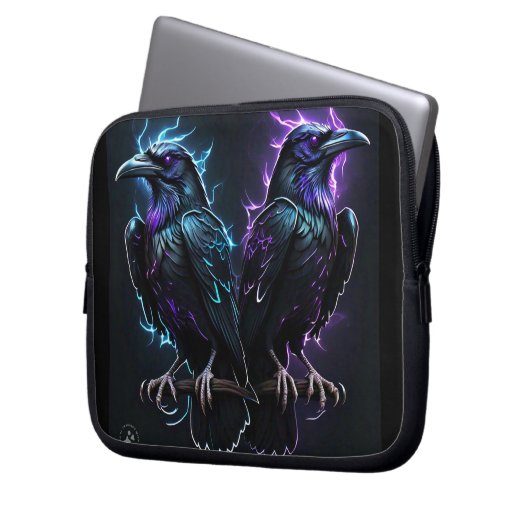Twee Ravens Elektronica Tas (Voorkant Links)