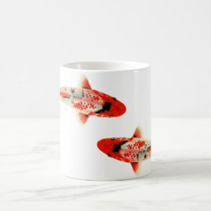 Twee Red Koi Koffiemok
