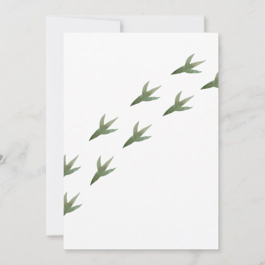 Twee-Rex Dinosaurus Verjaardag Uitnodiging (Achterkant)