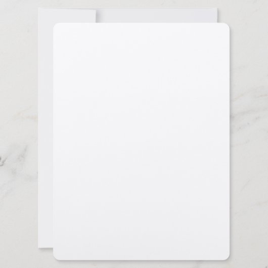 Twee ringen als een vlakke bruiloft uitnodiging (Achterkant)