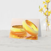 Twee Ringen Kaart (Gele Bloem)