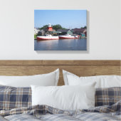 Twee rivieren, het canvasafdruk van Wisconsin Canvas Afdruk (Insitu (Slaapkamer))
