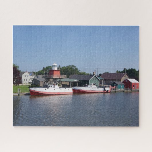 Twee rivieren, puzzel van Wisconsin (Horizontaal)