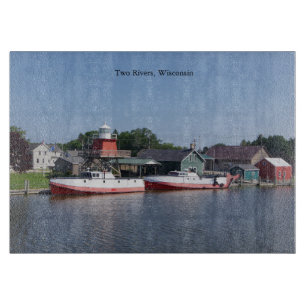 Twee rivieren, snijbord van Wisconsin Snijplank
