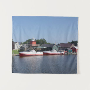Twee rivieren, tapijt van Wisconsin Wandkleed