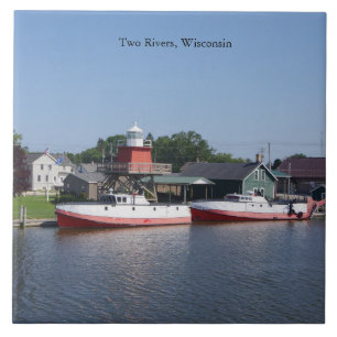 Twee rivieren, Wisconsin-tegel Tegeltje