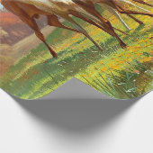 Twee rode en witte luis in de bosontkoppeling cadeaupapier (Hoek)