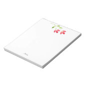 Twee rode Waterverf ventilatorstenen Notitieblok (Gedraaid)