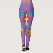 Twee Roosters Leggings (Achterkant)