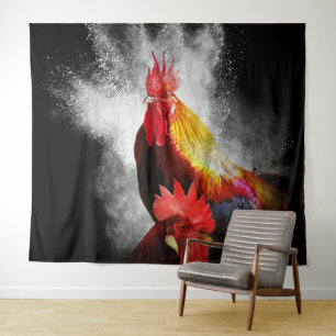 Twee Roosters Wandkleed