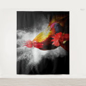 Twee Roosters Wandkleed (Voorkant)