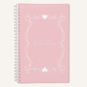 Twee Rose Journal "Cher Journal" (Recto)