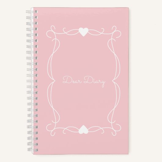 Twee Rose Journal "Cher Journal" (Recto)
