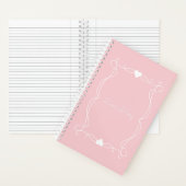 Twee roze "Beste Dagboek" Notitieboek (Binnen)