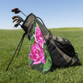 Twee Roze golfhanddoeken Golfhanddoek (Groen)