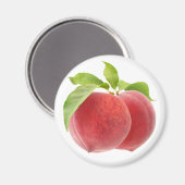 Twee roze perziken magneet (Voorkant / Achterkant)