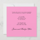 Twee roze rozen 60th Wedding Jubileum Kaart (Achterkant)