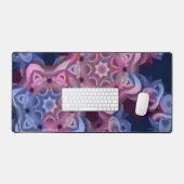 Twee rozen hart in blauw van stilte bureaumat (Keyboard & Muis)