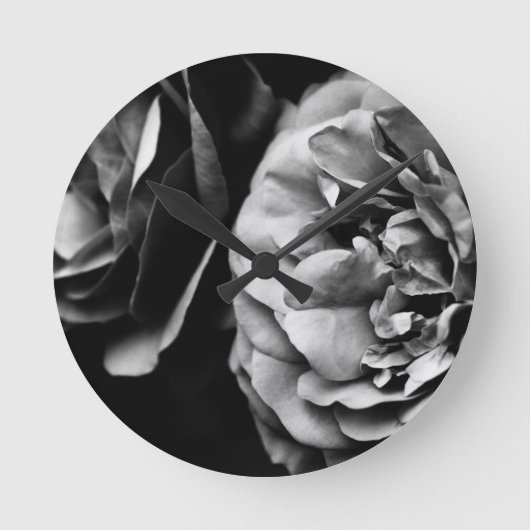 twee rozen ronde klok (Voorkant)