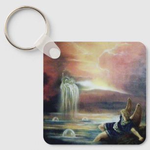 TWEE SAINT JOHN EN FALLEN ANGEL SLEUTELHANGER