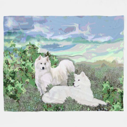 Twee Sammies-deken Fleece Deken (Voorkant (Horizontaal))