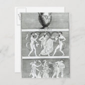 Twee Scènes van een Vaas Etruscan Briefkaart (Voorkant / Achterkant)