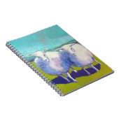 Twee schapen in het veld notitieboek (Rechterzijde)