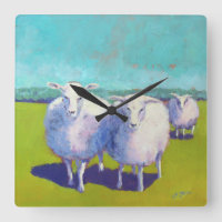 Twee schapen in het veld