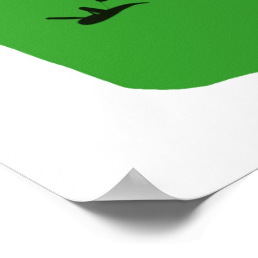 Twee schapenvlees in een veld poster (Hoek)