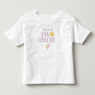 Twee Schattig – T-shirt voor 2e verjaardag voor Pe