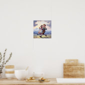 Twee Schattige Munchkins dansen Poster (Keuken)