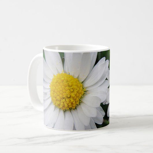 Twee schattige, witte dageraad koffiemok (Voorkant links)