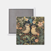 Twee Schattigee Baby Birds Botanische Tuin Magneet (Voorkant / Achterkant)