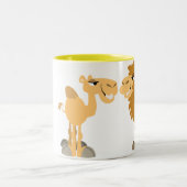 Twee Schattigee Cartoon kamelen Mok (Center)