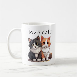Twee Schattigee Kittens houden van katten Koffiemok